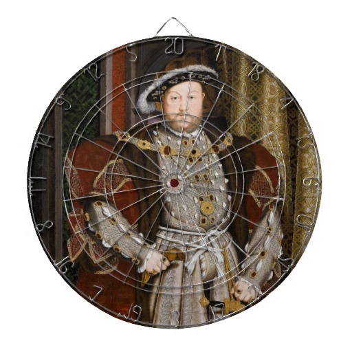 Dartboard van Hendrik VIII
