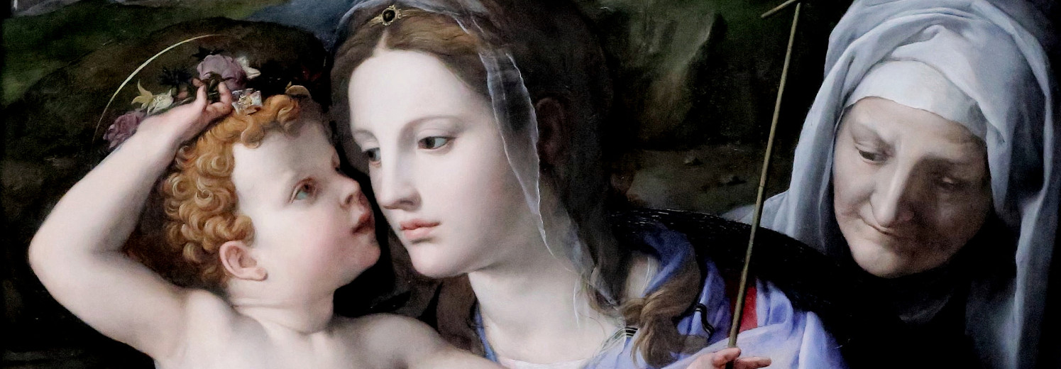 Madonna en Kind door Agnolo Bronzino