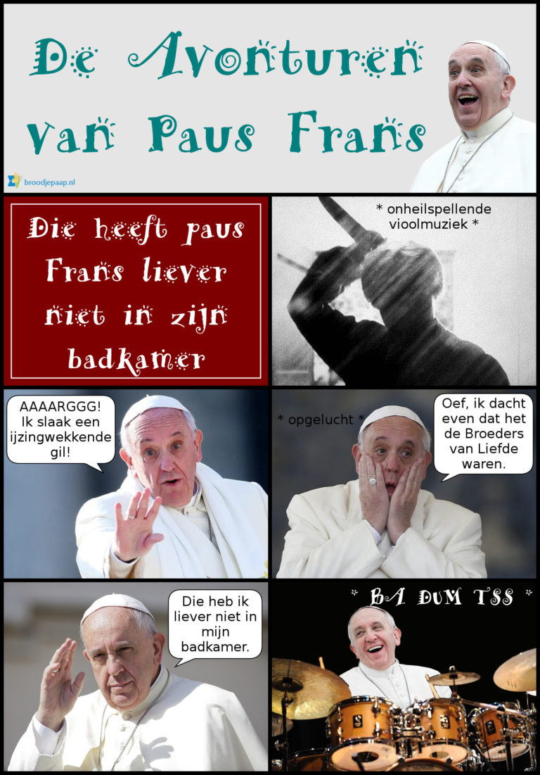 Paus Frans heeft de Broeders van Liefde liever niet in zijn badkamer.